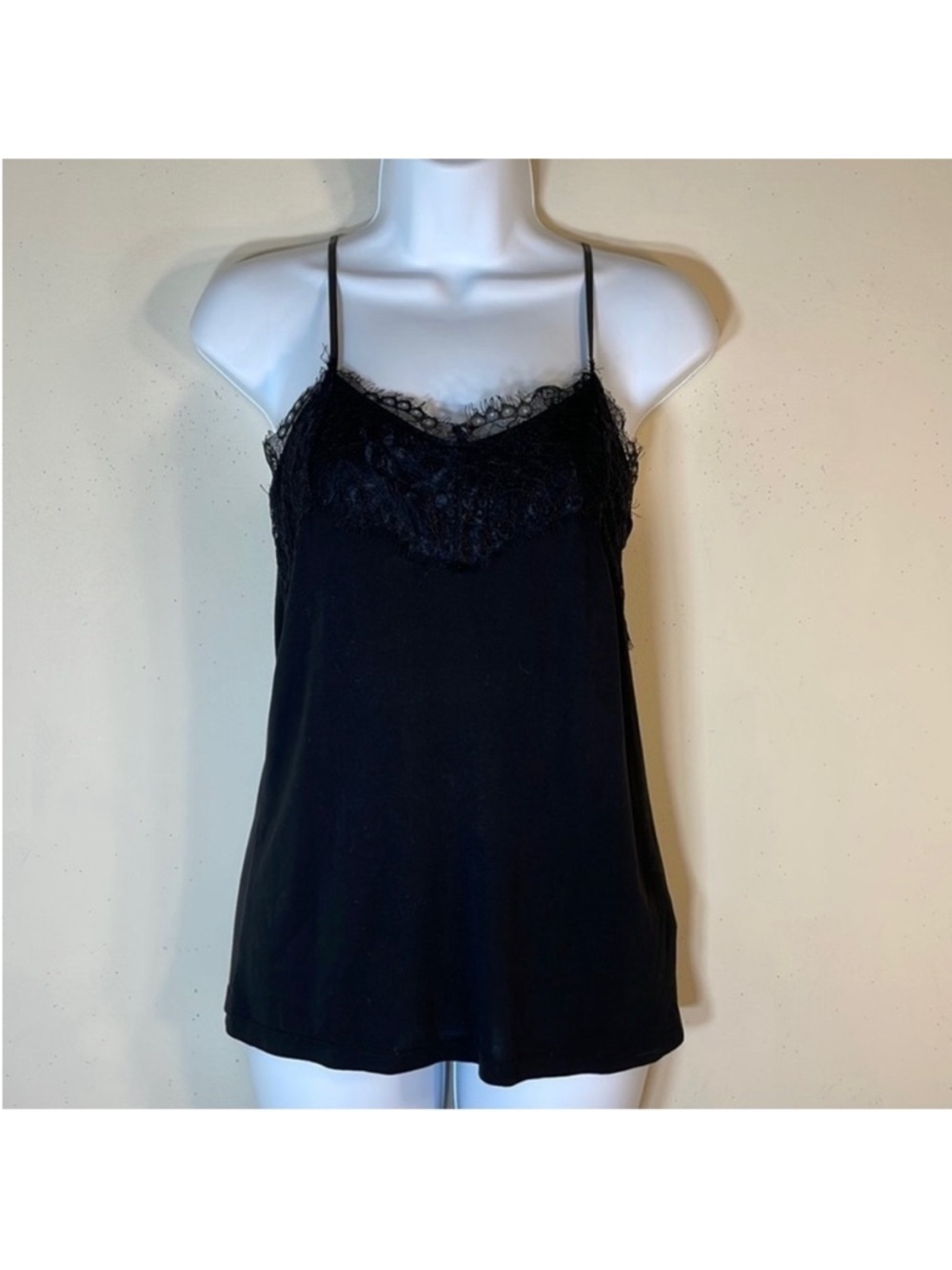 ICHI Floral Lace Strap Tank Top Camisole. Small. NWT.